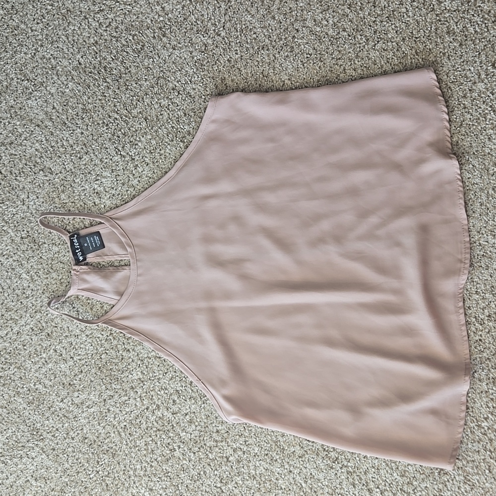 Open back wet seal top